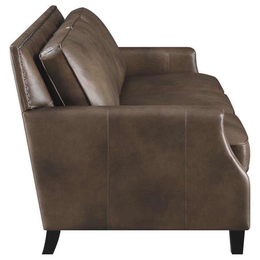 Leaton Brown 2 Pc Sofa Set