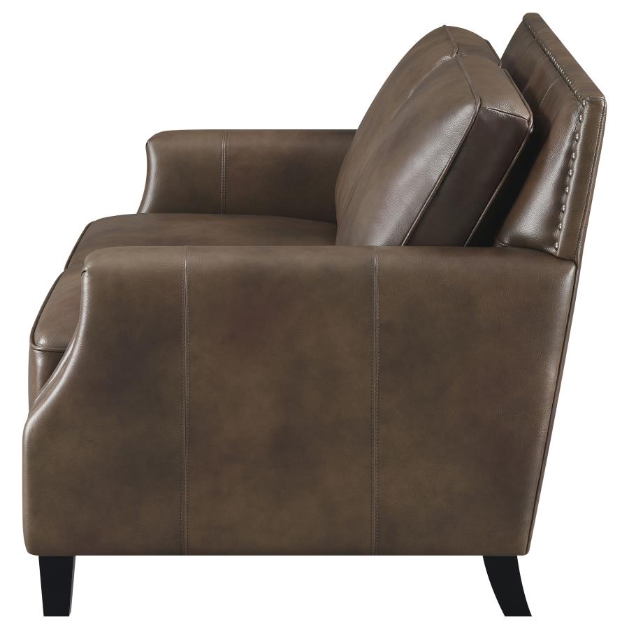 Leaton Brown Loveseat