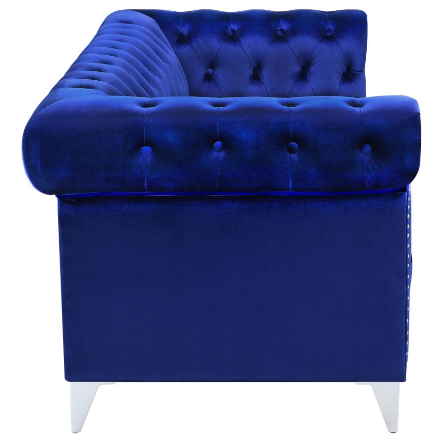 Bleker Blue 2 Pc Sofa Set