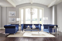 Bleker Blue 2 Pc Sofa Set
