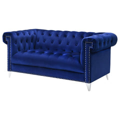 Bleker Blue Loveseat