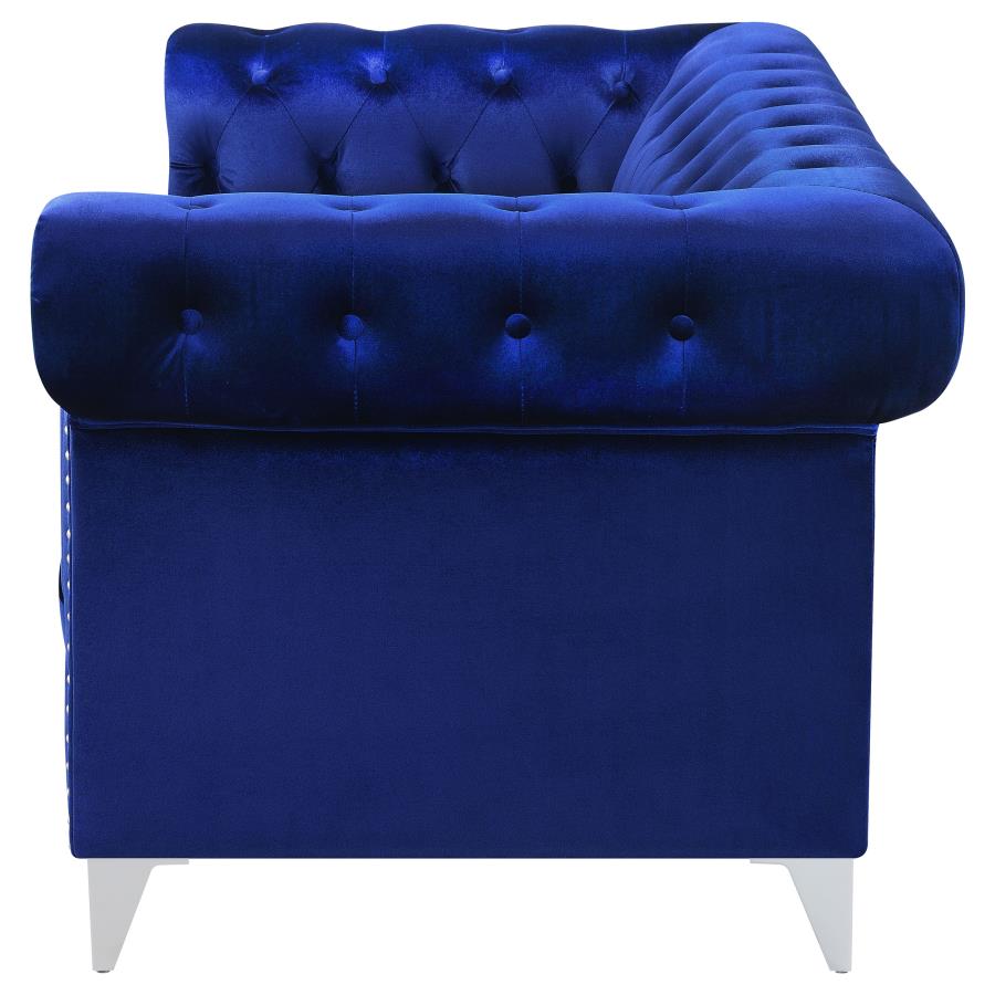 Bleker Blue Loveseat