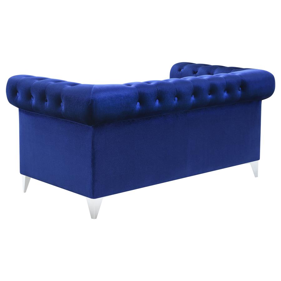 Bleker Blue Loveseat