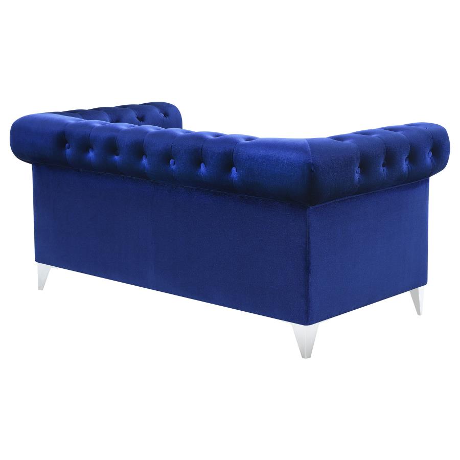 Bleker Blue Loveseat