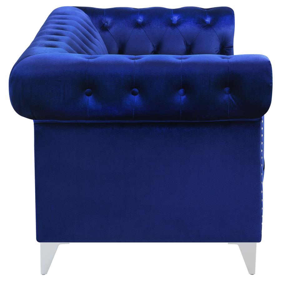 Bleker Blue Loveseat