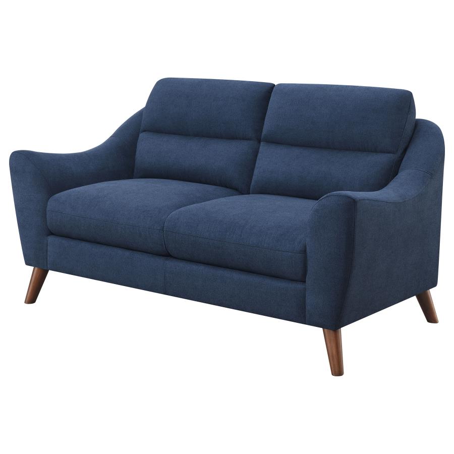 Gano Blue Loveseat