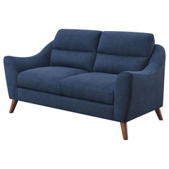 Gano Blue Loveseat