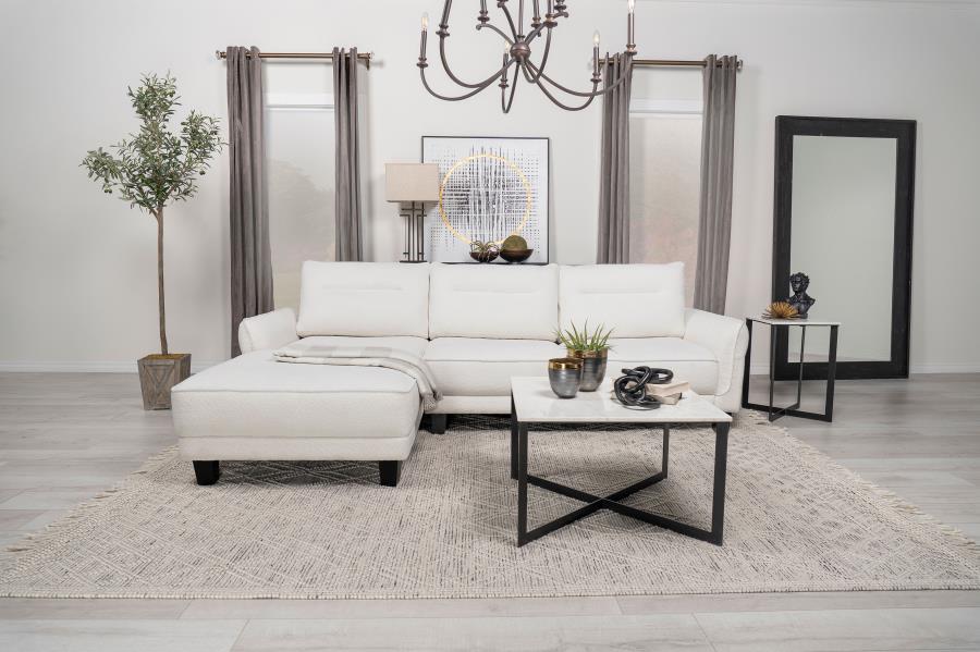Caspian White Sectional