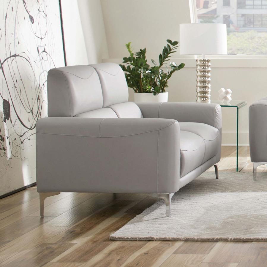 Glenmark Grey Loveseat
