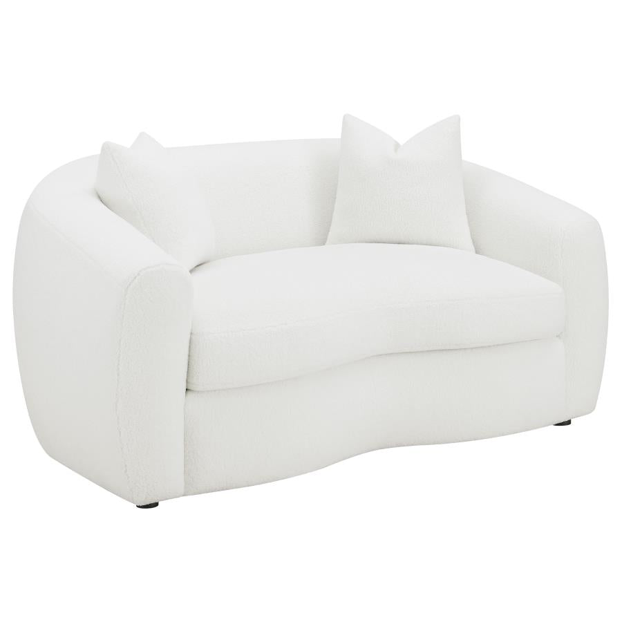 Isabella White Loveseat