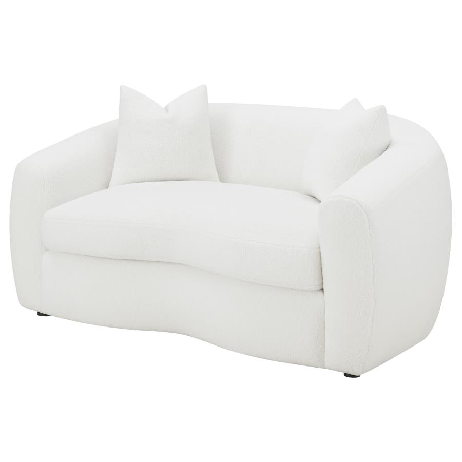 Isabella White Loveseat