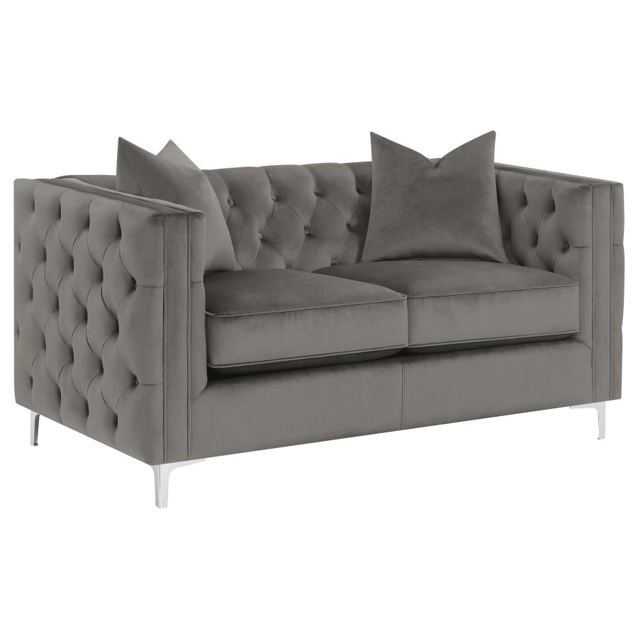 Phoebe Grey 3 Pc Sofa Set