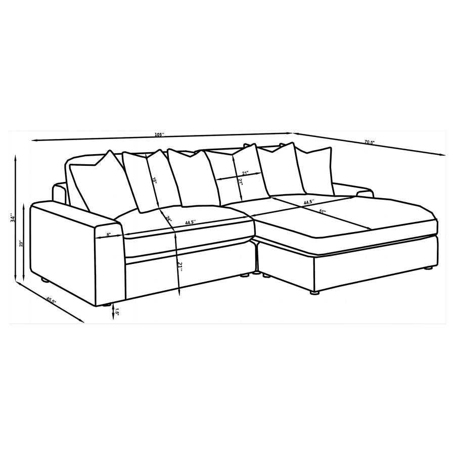 Blaine Grey Sectional