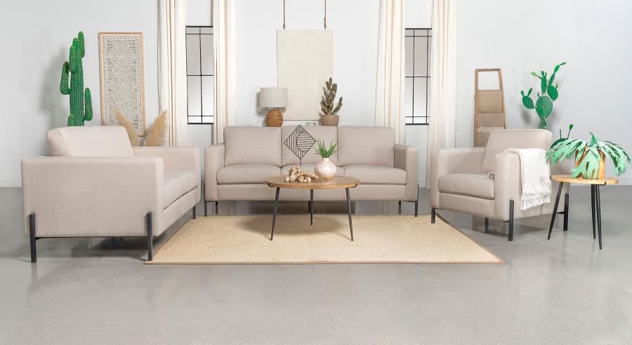 Tilly Beige 3 Pc Sofa Set