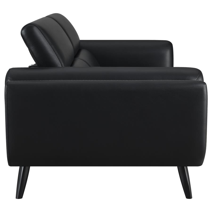 Shania Black 2 Pc Sofa Set