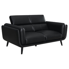 Shania Black Loveseat