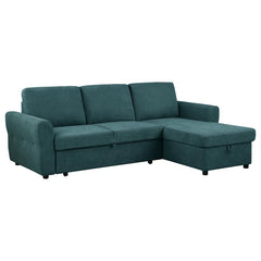 Samantha Blue Sleeper Sectional