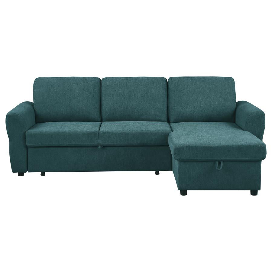 Samantha Blue Sleeper Sectional