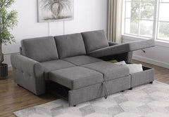 Samantha Grey Sleeper Sectional