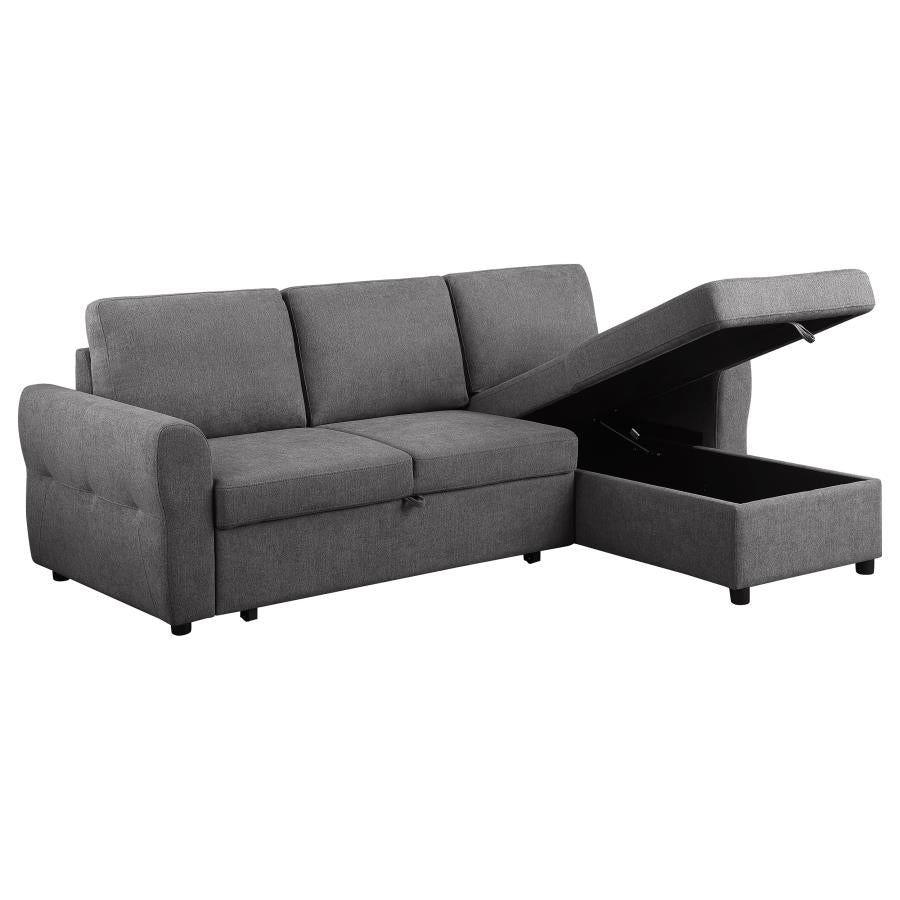 Samantha Grey Sleeper Sectional