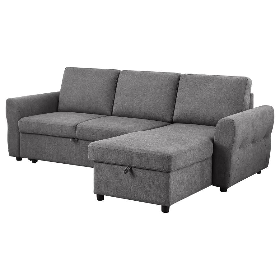 Samantha Grey Sleeper Sectional