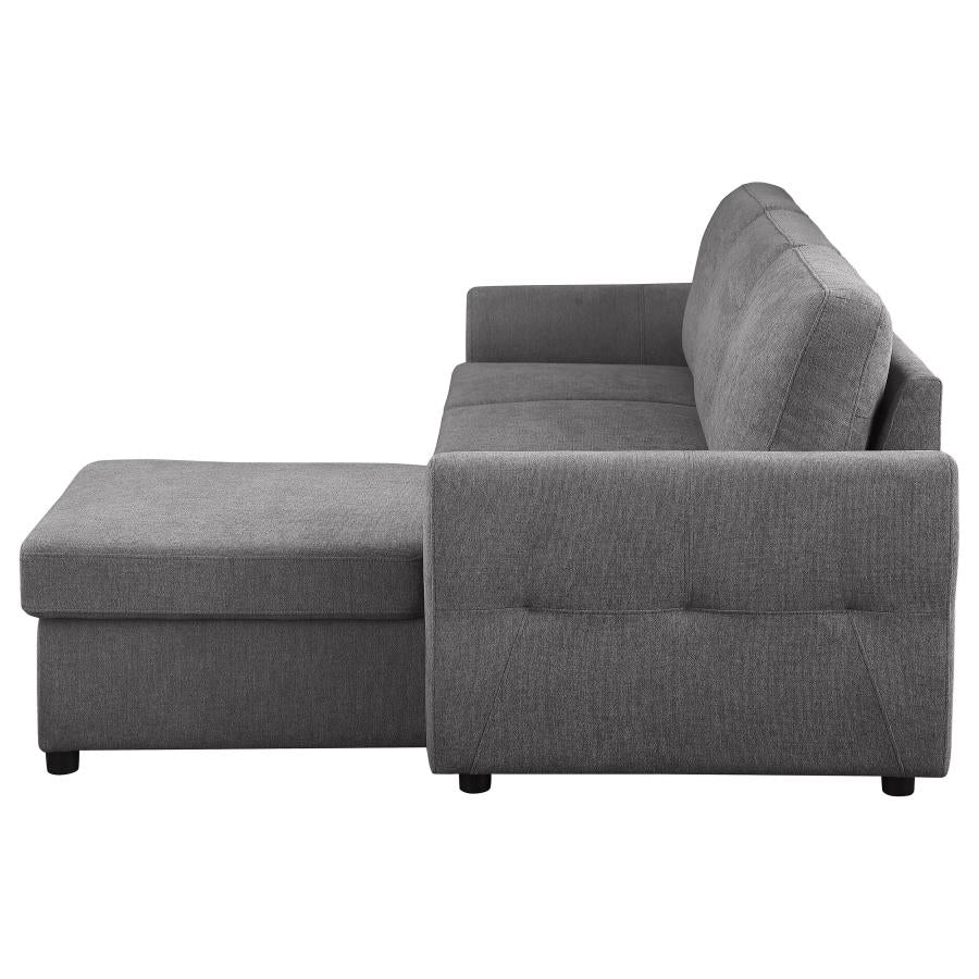 Samantha Grey Sleeper Sectional