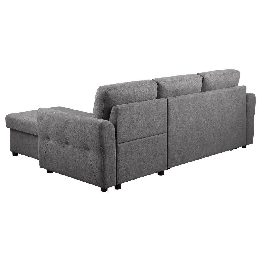 Samantha Grey Sleeper Sectional