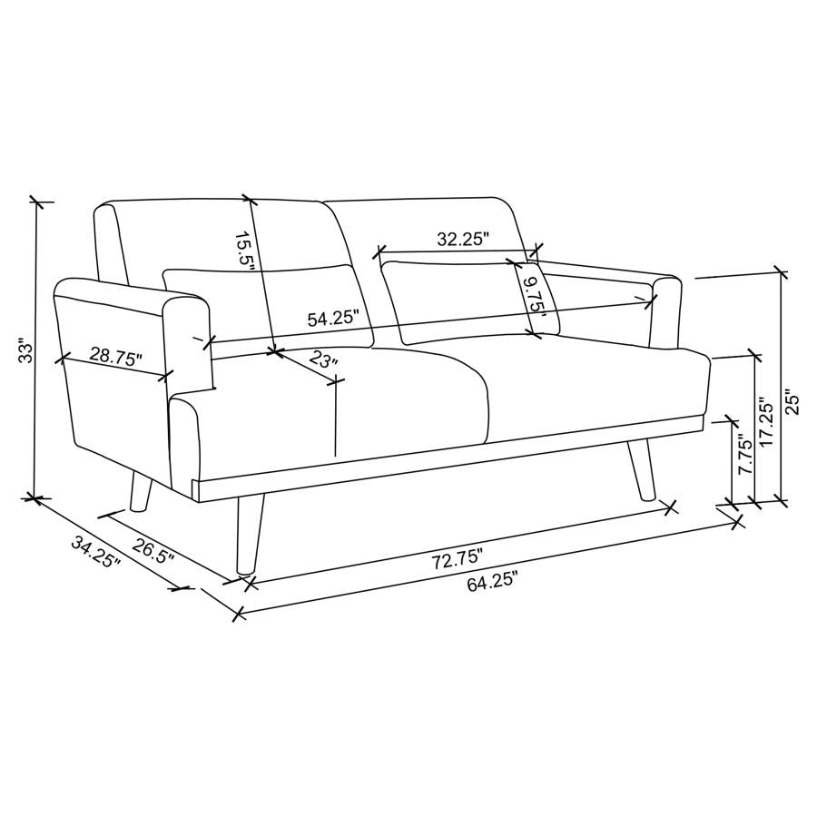 Blake Grey 2 Pc Sofa Set