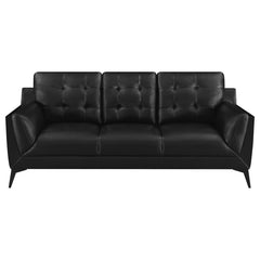 Moira Black 2 Pc Sofa Set