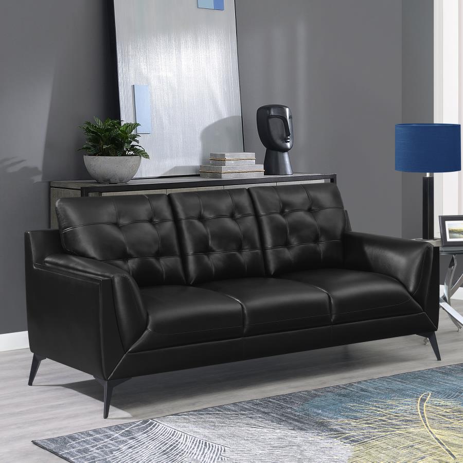 Moira Black Sofa