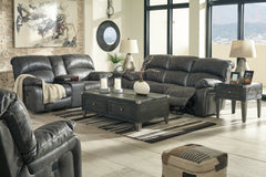Dunwell Power Reclining Sofa and Loveseat with Power Recliner
