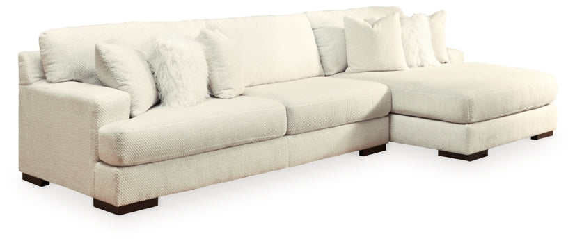 Zada 2-Piece Sectional with Ottoman - PKG013080