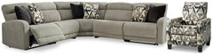 Colleyville 4-Piece Sectional with Recliner - PKG008159