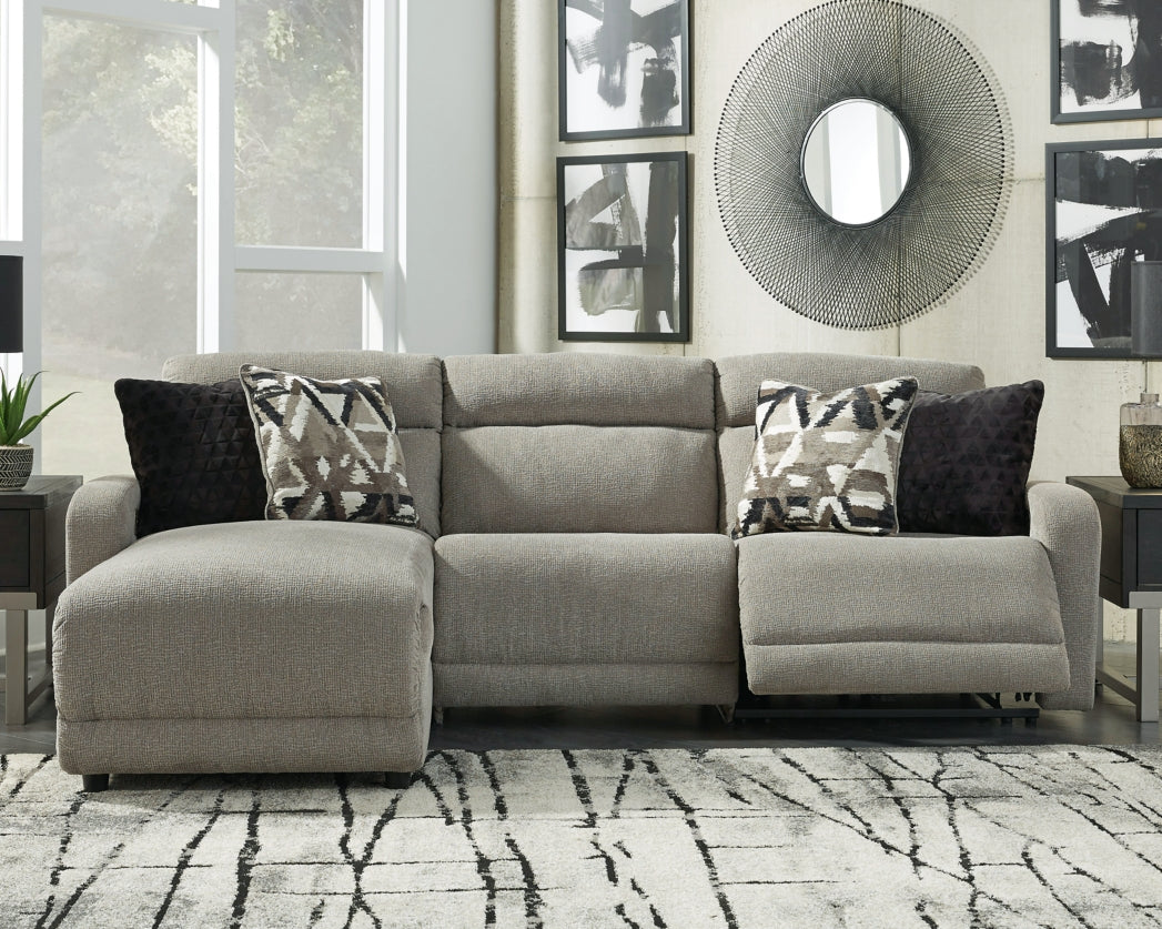 Colleyville 3-Piece Sectional with Recliner - PKG008158