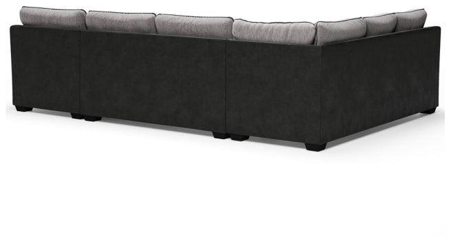 Bilgray 3-Piece Sectional with Ottoman - PKG008951