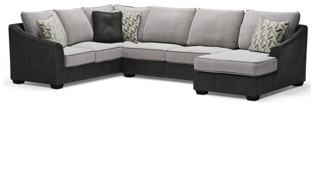 Bilgray 3-Piece Sectional with Ottoman - PKG008951