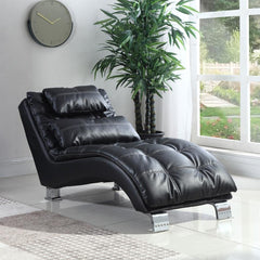 Dilleston Black Chaise