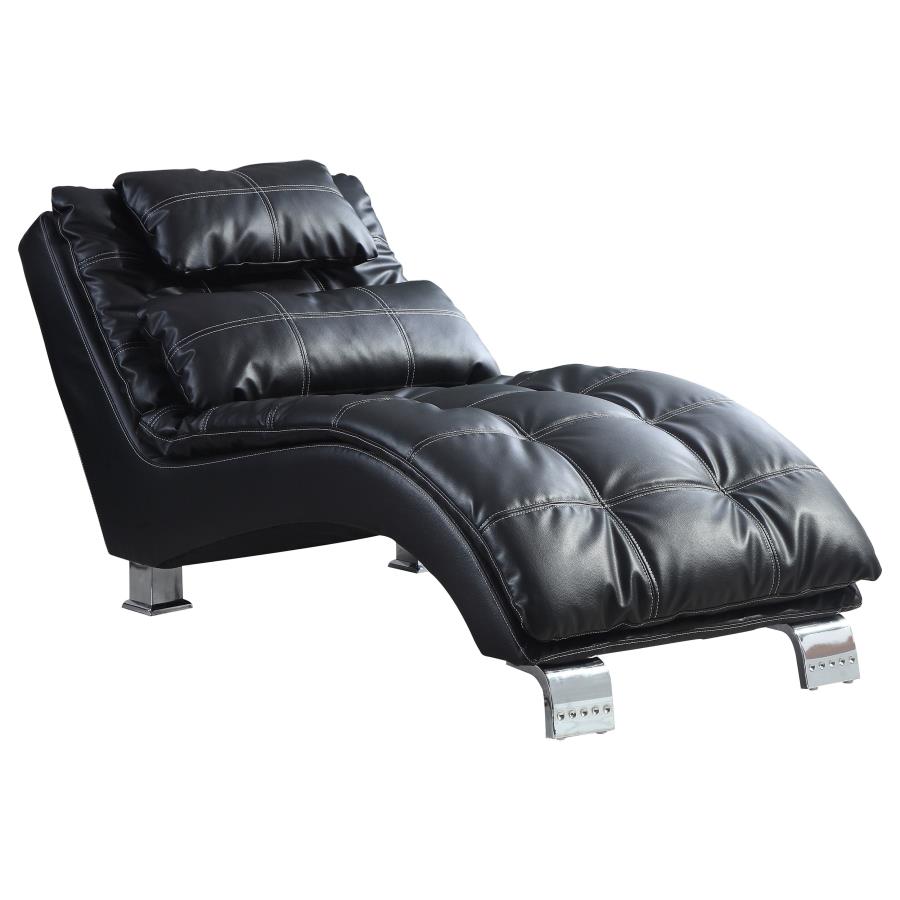 Dilleston Black Chaise