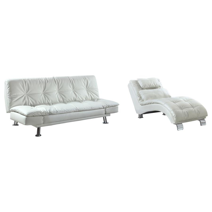 Dilleston White Chaise