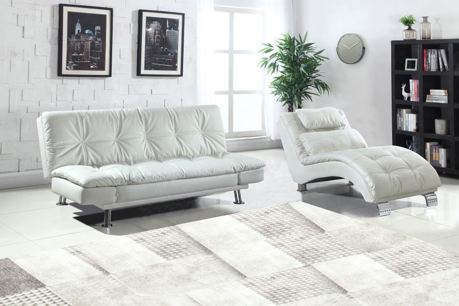 Dilleston White Chaise