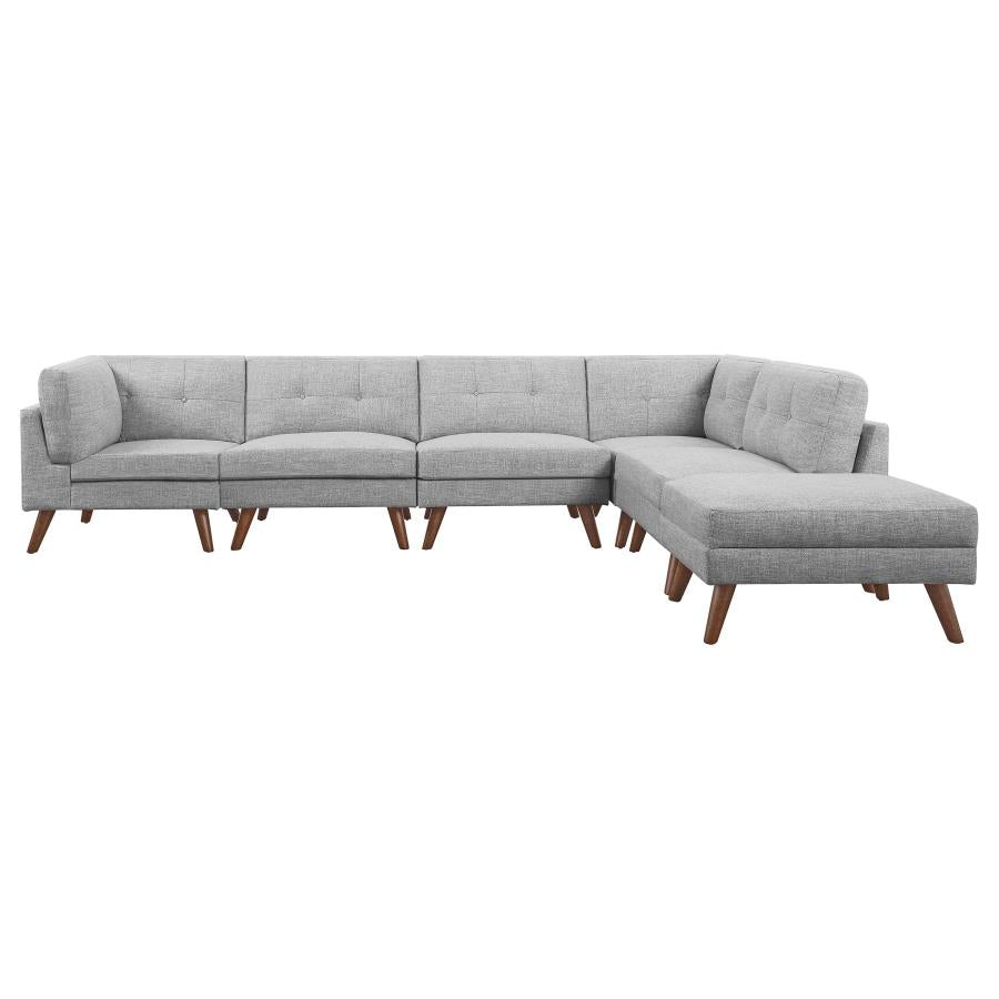 Churchill Grey 6 Pc Sectional