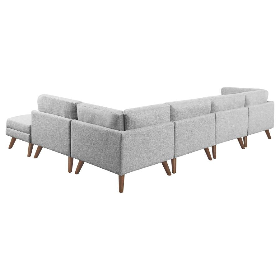 Churchill Grey 6 Pc Sectional