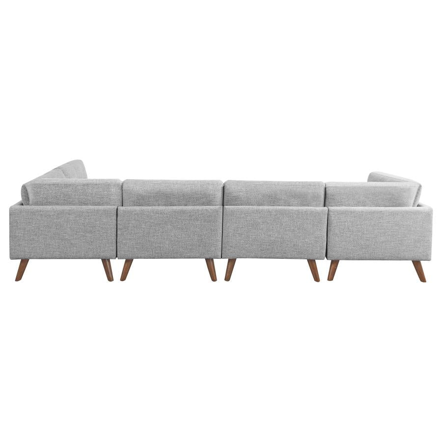 Churchill Grey 6 Pc Sectional