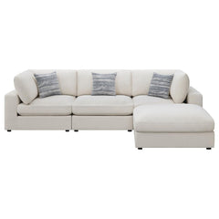 Serene Beige 4 Pc Sectional