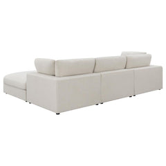 Serene Beige 4 Pc Sectional