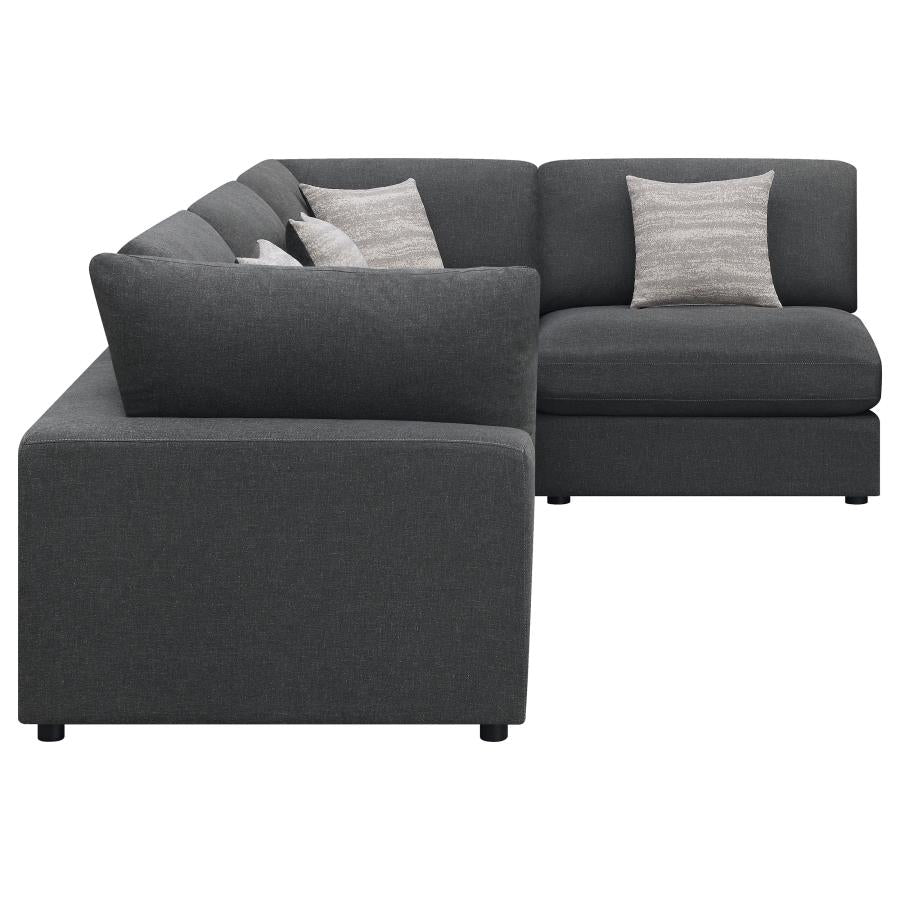 Serene Grey 4 Pc Sectional