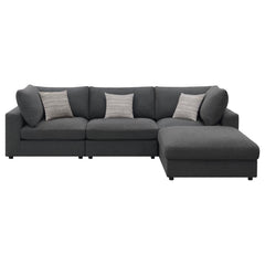 Serene Grey 4 Pc Sectional