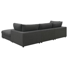Serene Grey 4 Pc Sectional