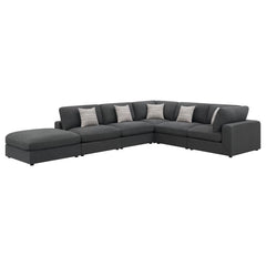 Serene Grey 6 Pc Sectional