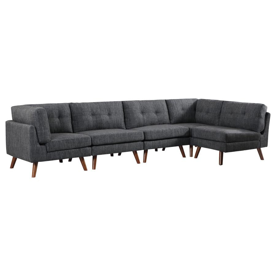 Churchill Grey 5 Pc Sectional